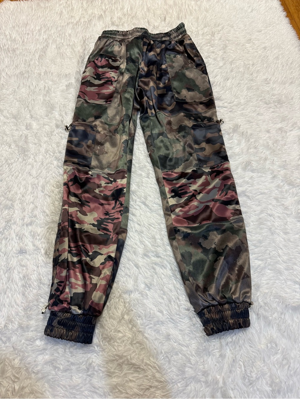 Maniere de Voir Camouflage Print Skinny Leg Pants